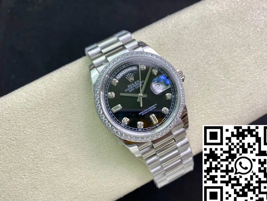 Bezel Rolex EW Diamond-set Date 36MM Day Factory 118346 0127
